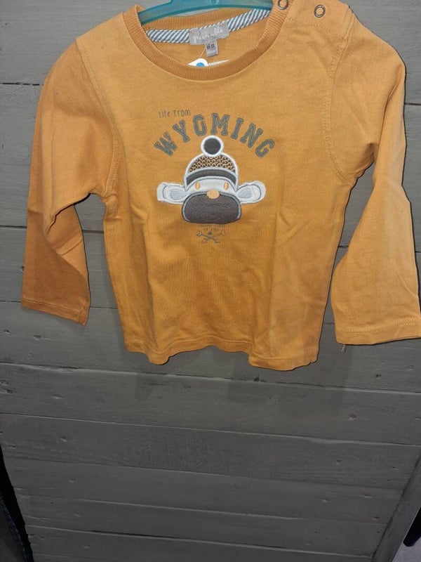 TSE0004 T-shirt manches longues graines de ble 18 mois