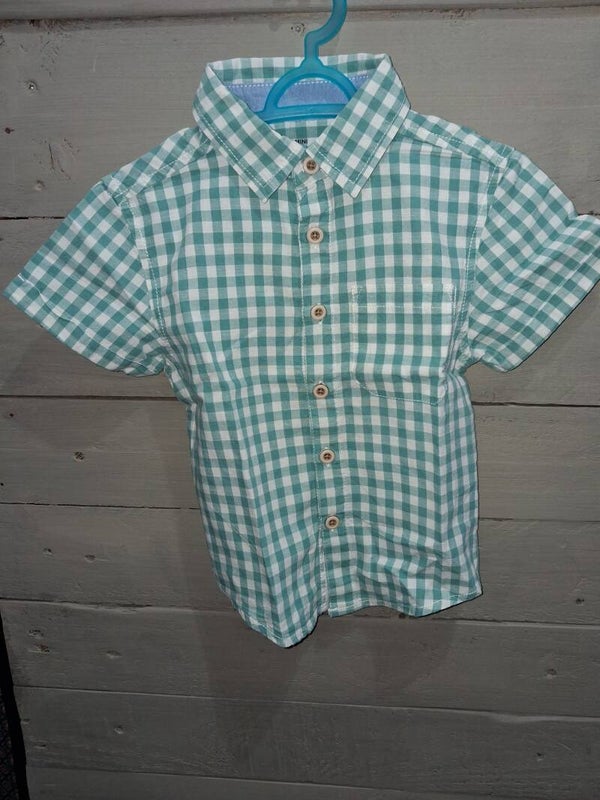 CHE0006 Chemisette vichy garçon Mini Rebel 24-36 mois