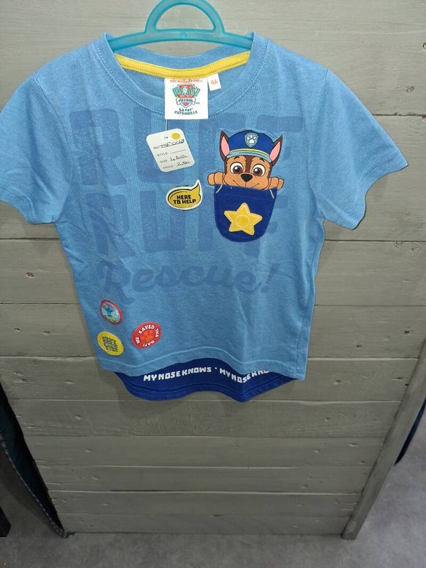 TSE0048 T-shirt garçon Pat Patrouille 4 ans