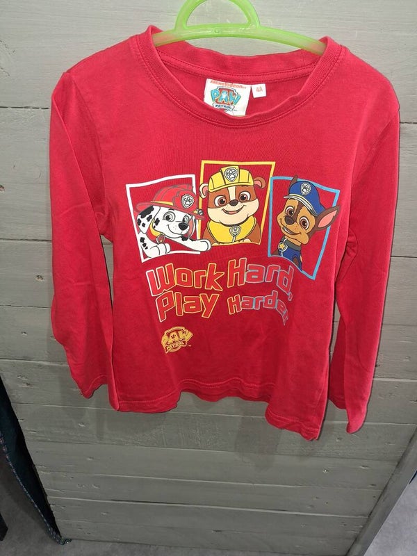 TSE0061 T-shirt manches longues Pat Patrouille 4 ans