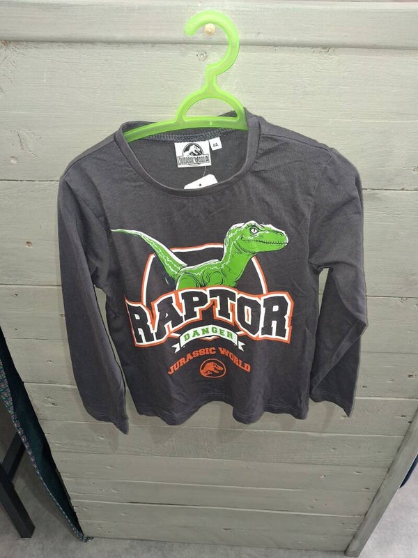 TSE0054 T-shirt manches longues garçon Jurassic World 4 ans