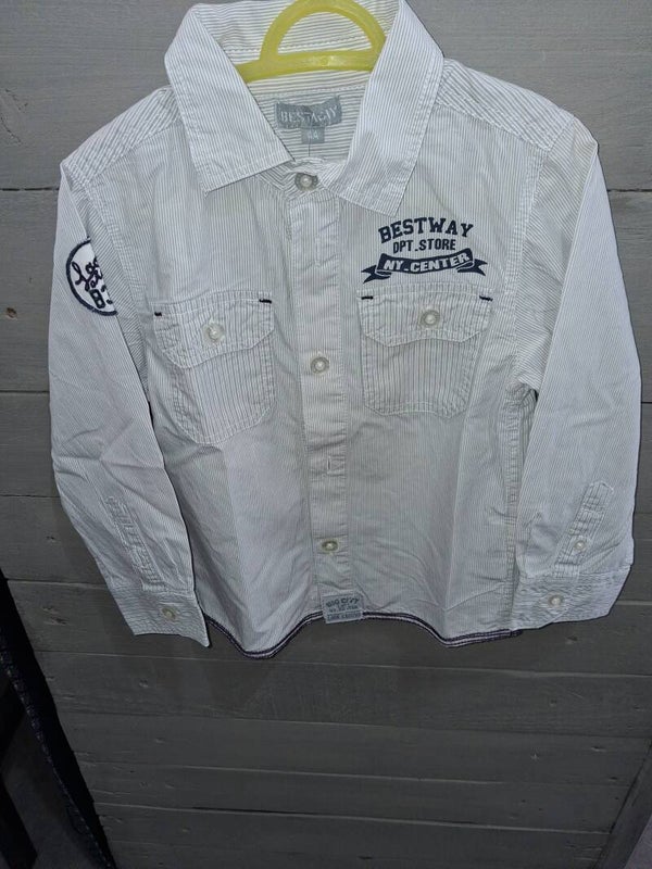 CHE0021 Chemise rayures garçon Bestway 4 ans