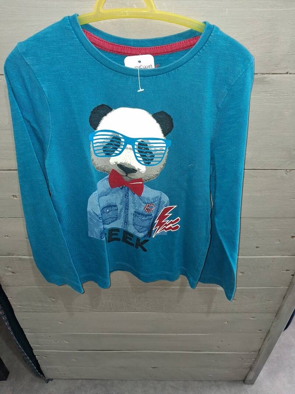 TSE0019 T-shirt manches longues garçon 5 ans