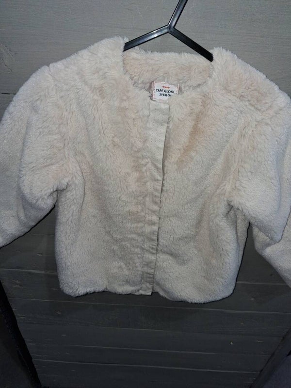 BMF0014 Veste fausse fourrure fille Tape à l’œil 2 ans