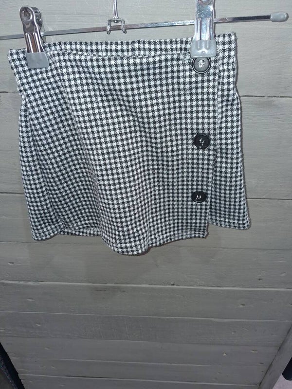 ROF0023 Jupe short vichy fille P’tit mome 3-4 ans