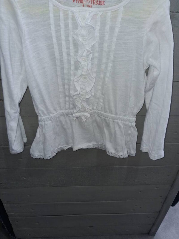 CHEF0002 T-shirt manches longues fille Vynil&Fraise 4 ans