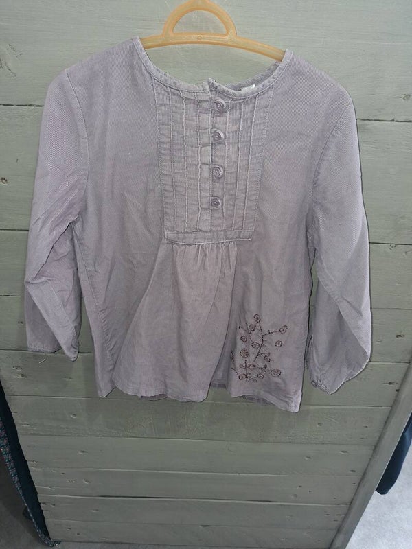 CHEF0001 Blouse velours fille Kidkanaï 4 ans