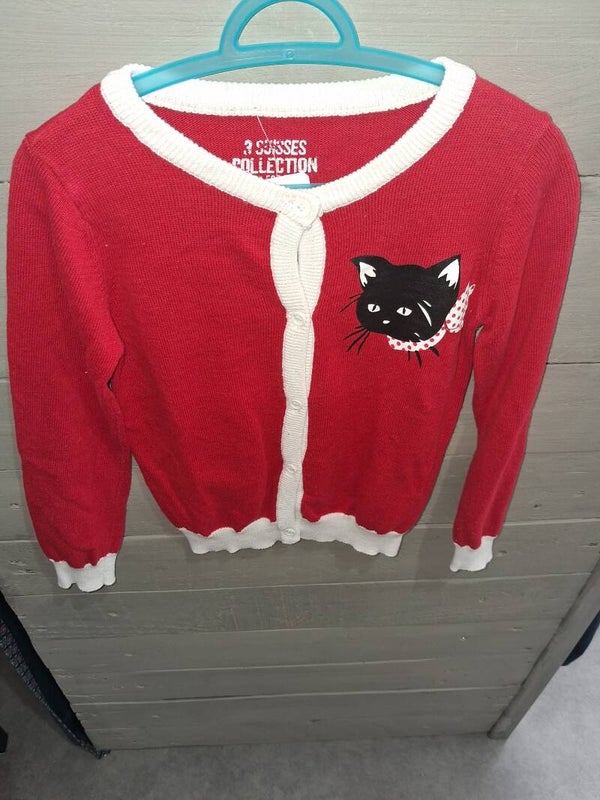 PCF0014 Gilet laine fille 3 Suisses 4 ans