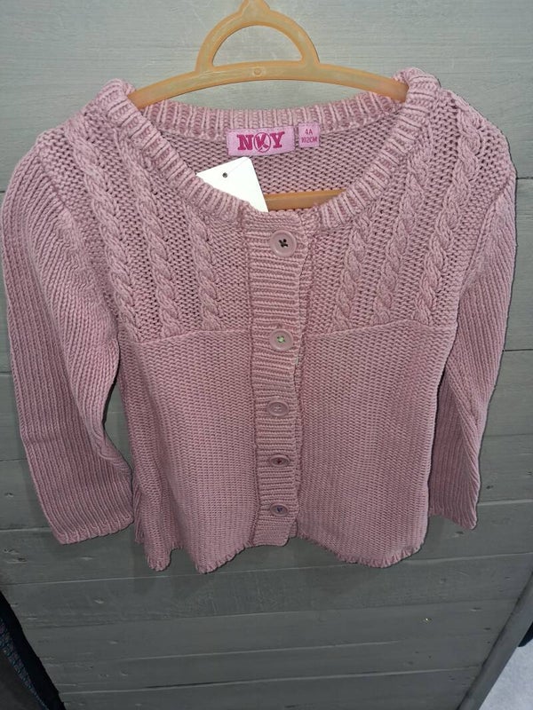 PCF0010 Gilet laine fille NKY 4 ans