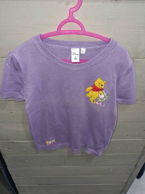 PCF0006 Pull manches courtes fille Disney 4 ans