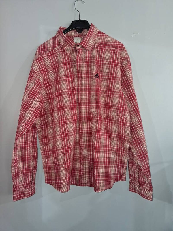 Chemise carreaux homme Adidas L