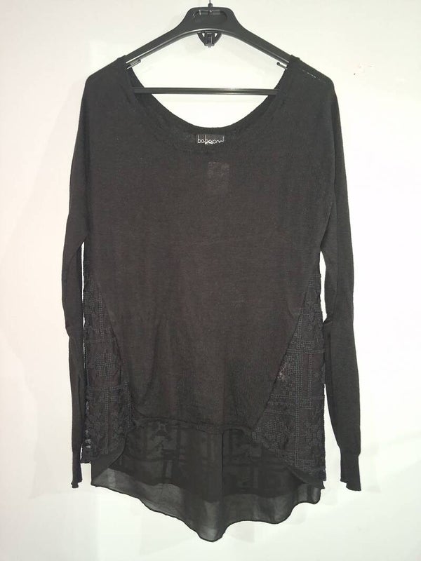 Pull dentelle femme Babacool L