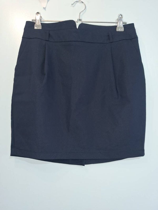 Mini jupe bleue marine Lulumary XS