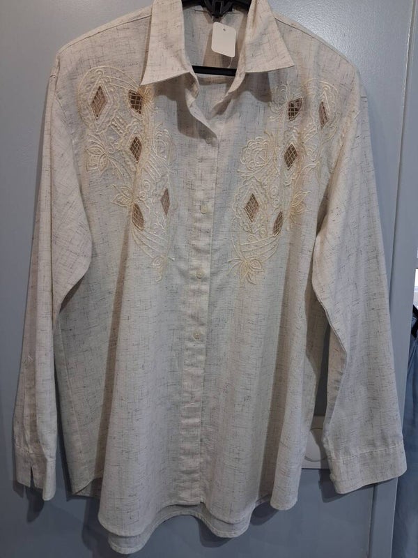 Chemise brodée femme Hi-Girl XXL