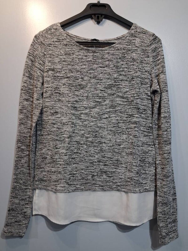 Pull gris manches longues Pimkie S