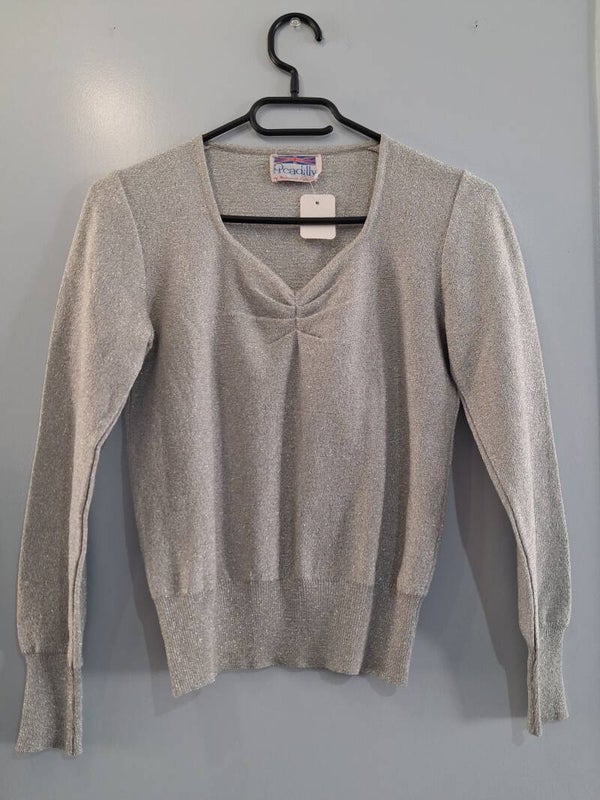 Pull argent fille Picadilly XXS
