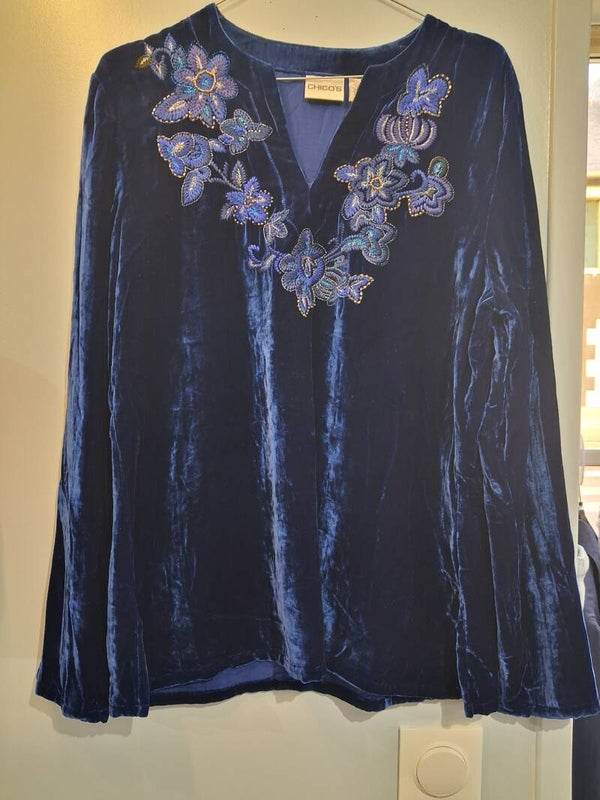Blouse velours femme Chico's XL