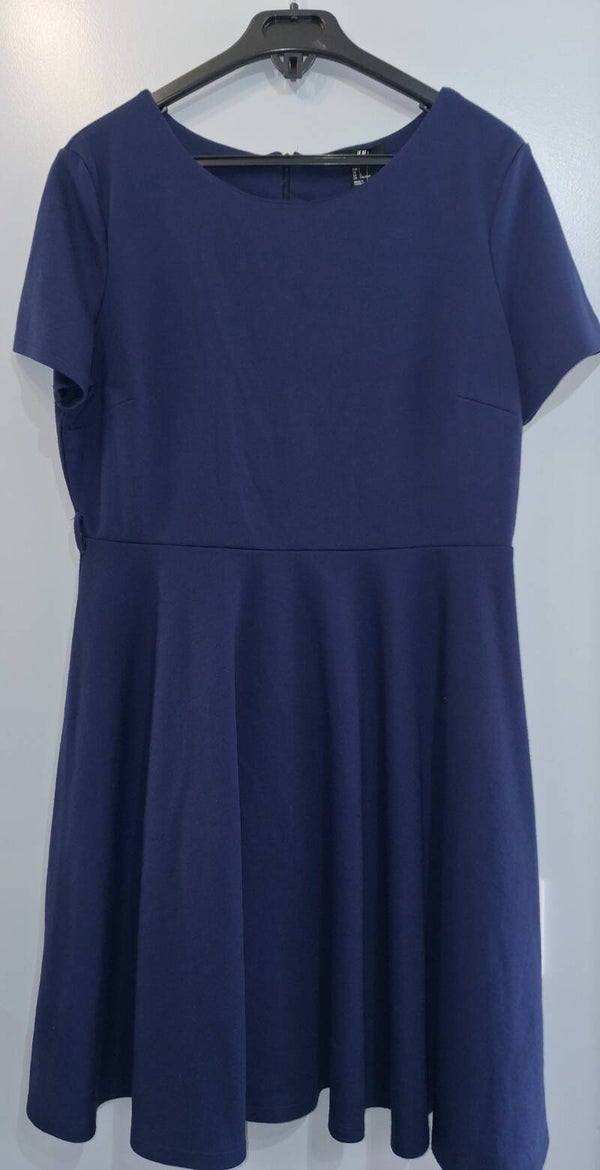 Robe midi manches courtes H&M L