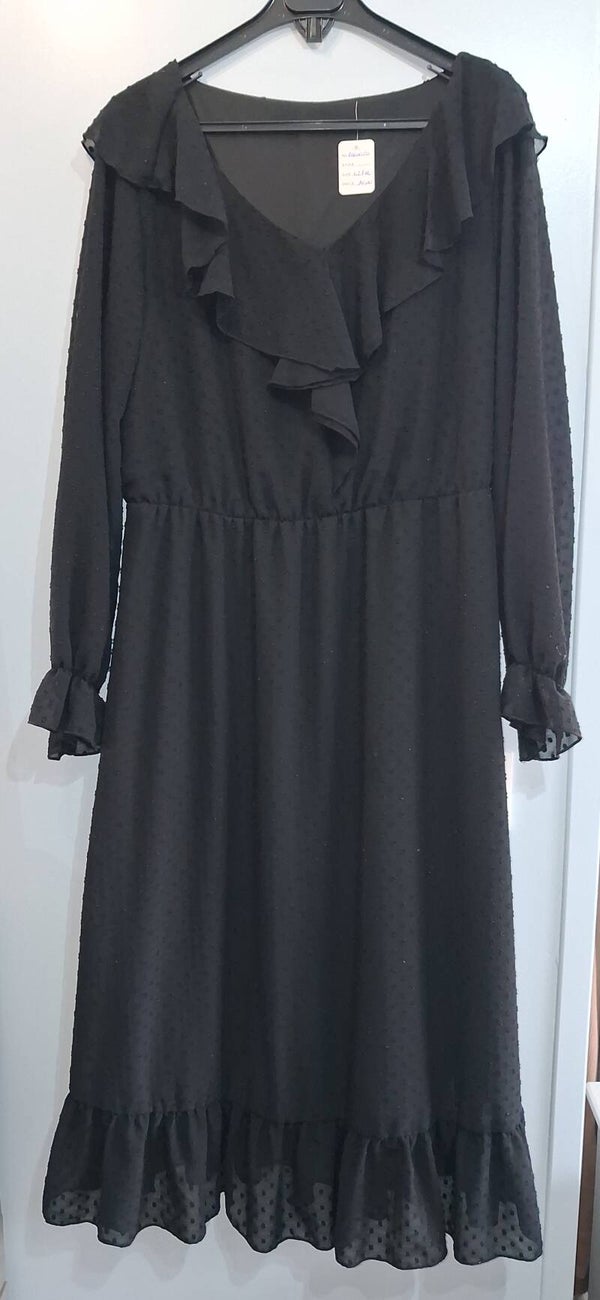 Robe longue manches longues XL
