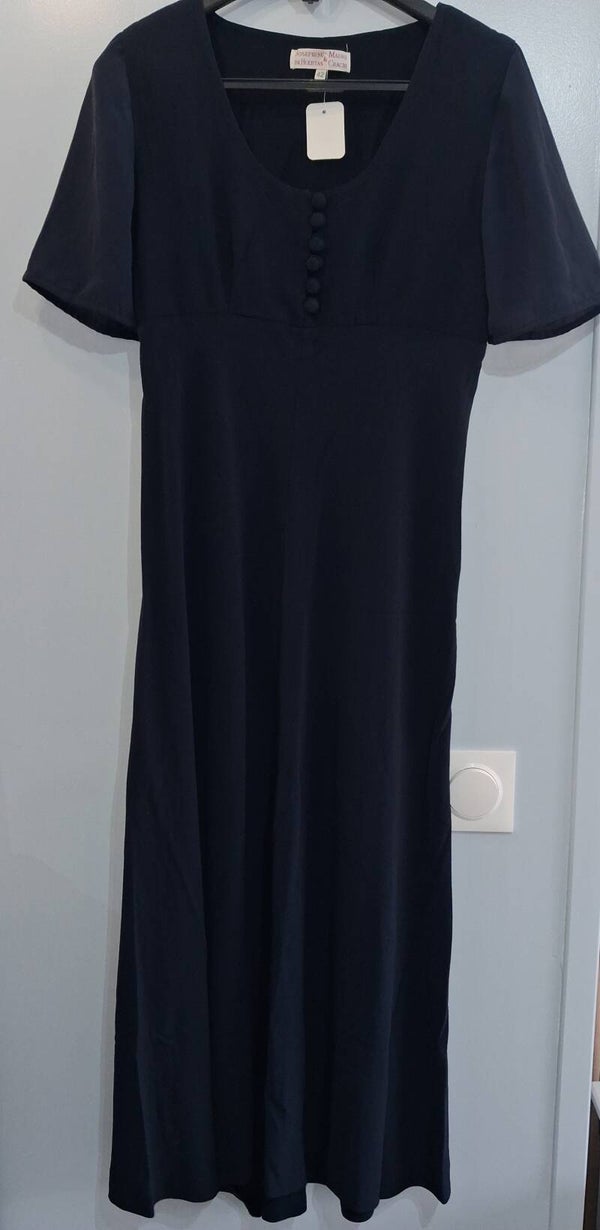Robe longue manches courtes Josephine deHuertas XL