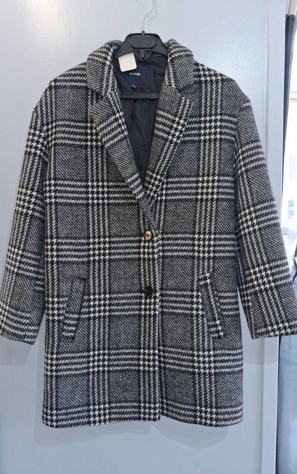 Manteau carreaux  Kiabi XS