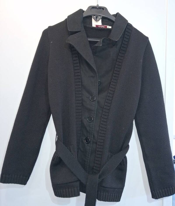 Gilet veste  noir femme Comptoir des cotonniers S