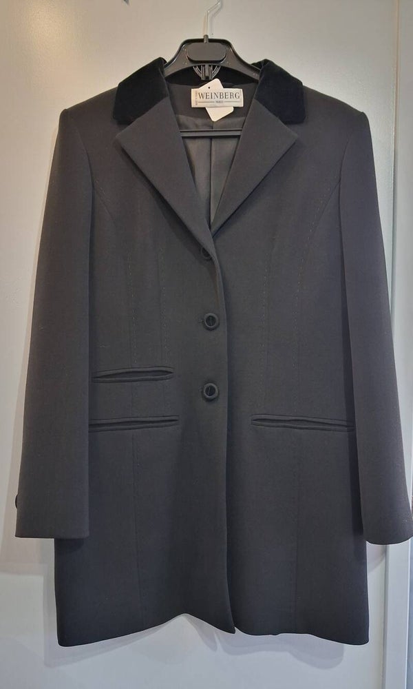 Veste longue noire Weinberg L