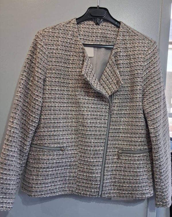 Veste tweed doublée L