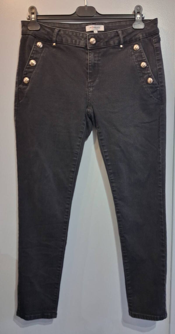 Jean noir femme Morgan XXL