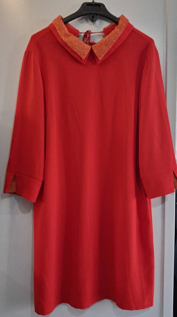 Robe rouge femme It hippie M