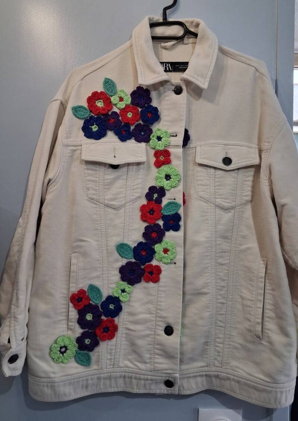 Veste upcycling femme Zara S