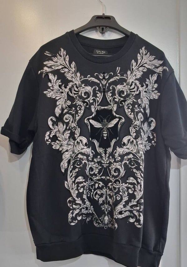 T-shirt sweat noir homme Zara L