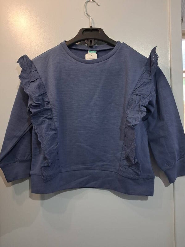 PCF0026 Sweat manches longues bleu TopTop 6/7 ans