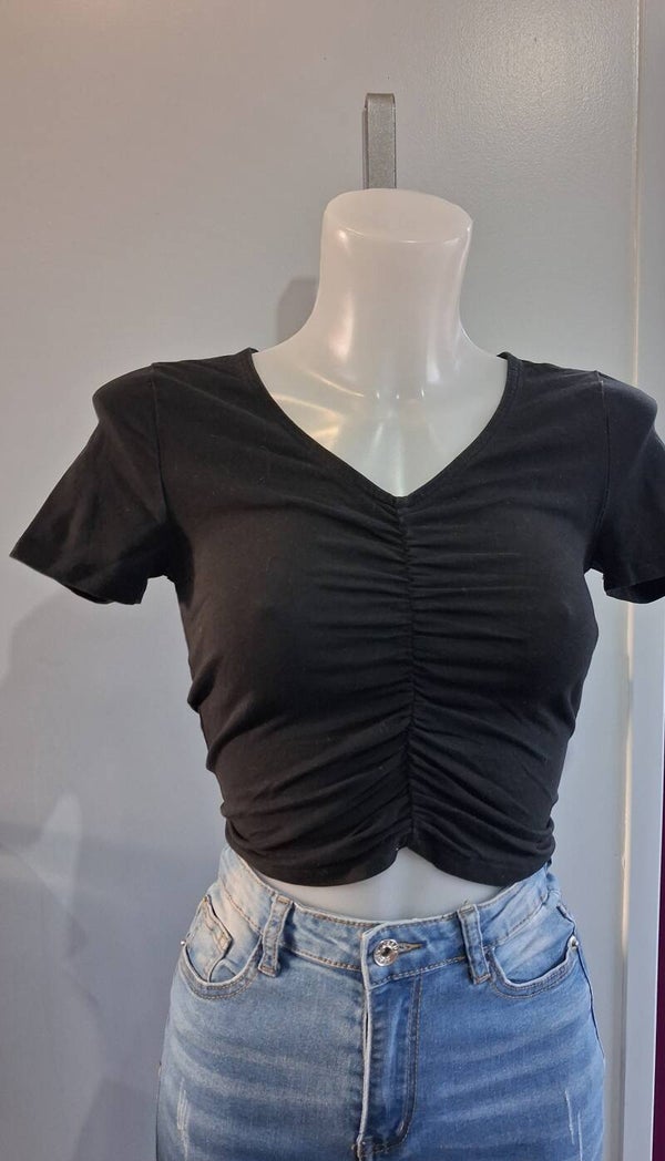 CV59 Top noir Jennyfer S