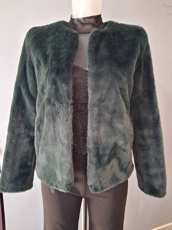 KV35 Blouson fausse fourrure Kiabi XS