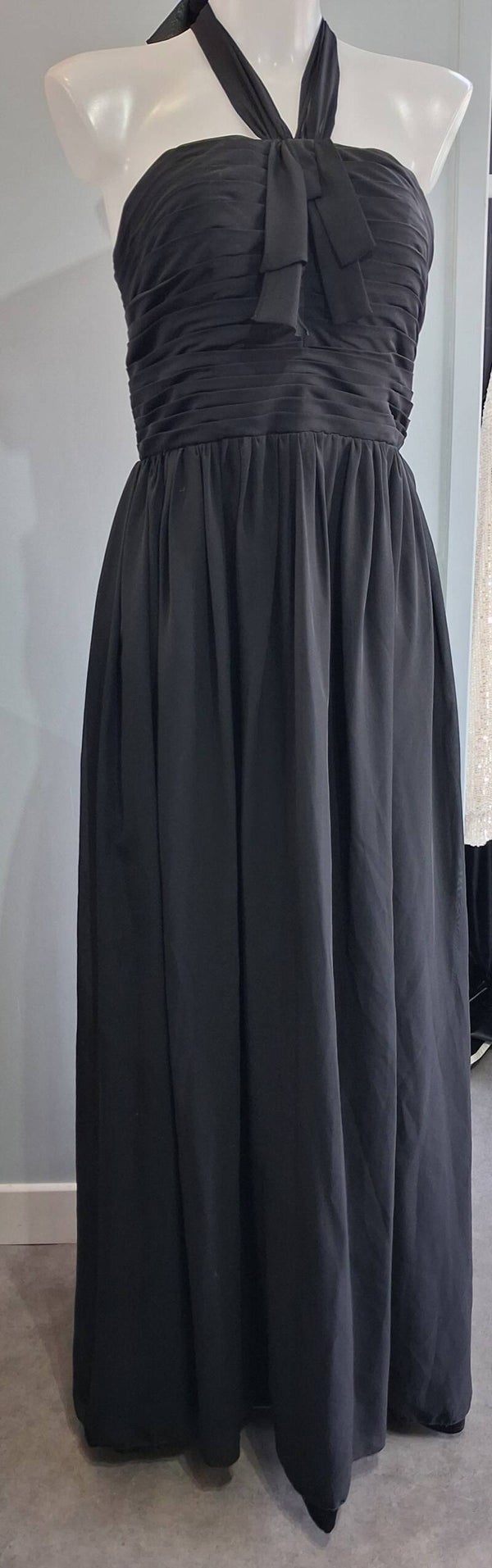 GS5 Robe longue soirée noire L/XL