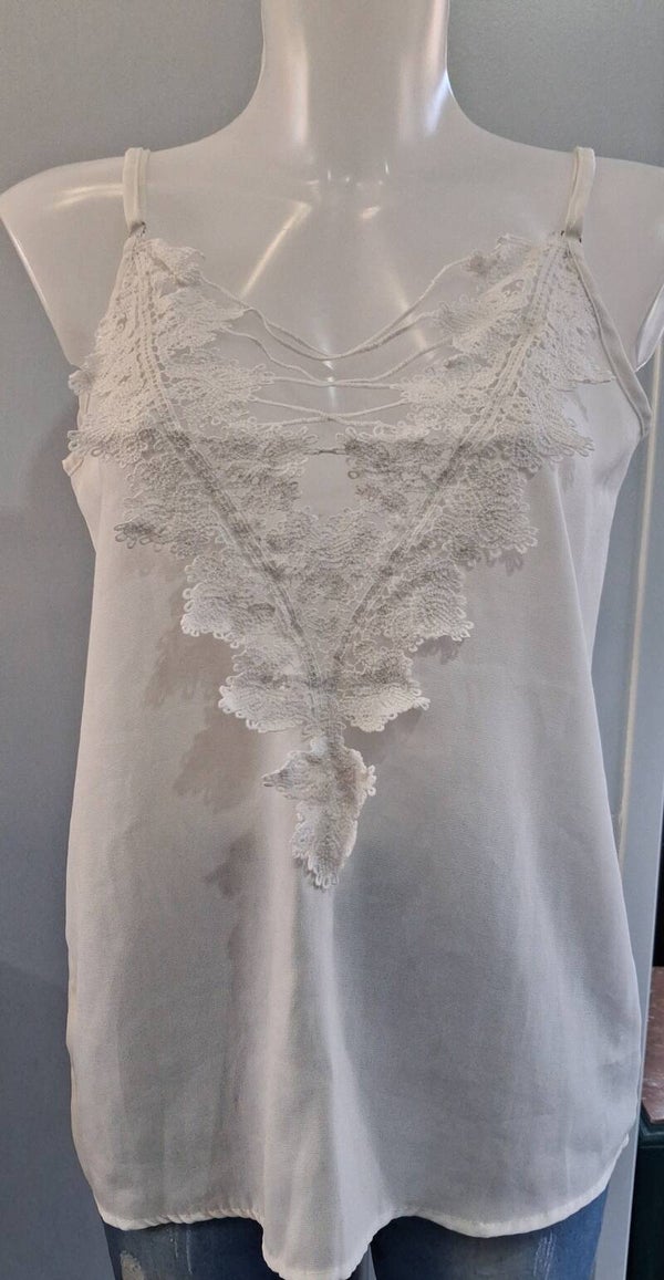 GA13 Débardeur dentelle femme 38