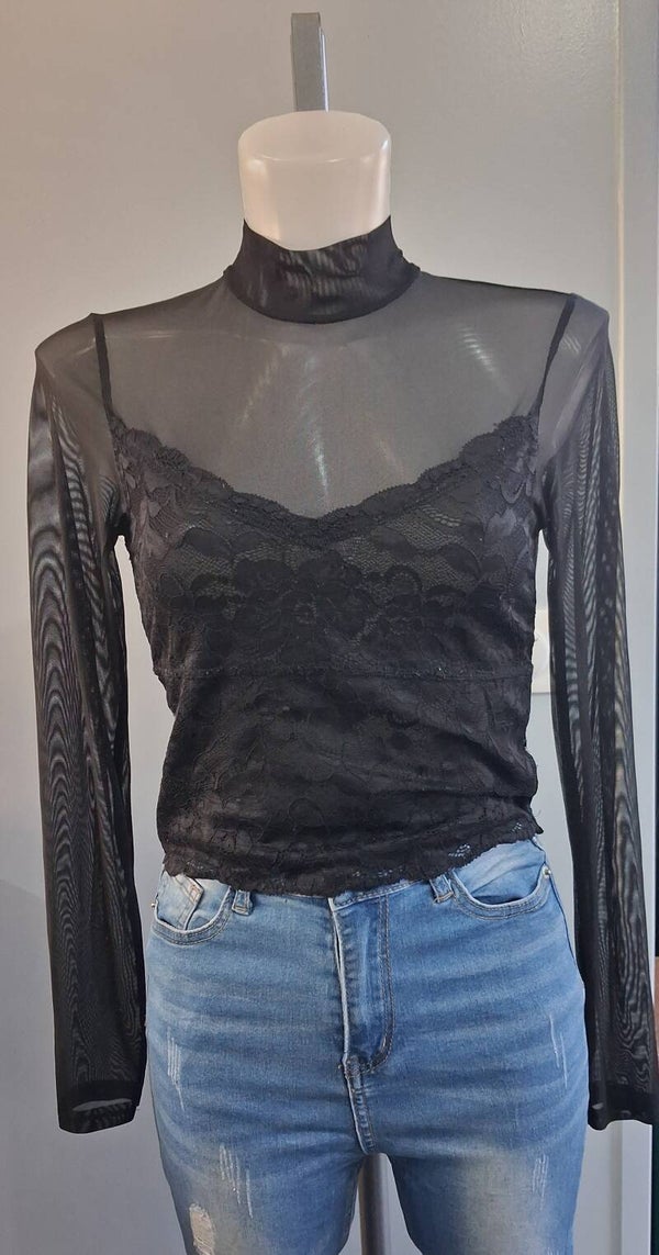 GA14 Top dentelle femme Amisu 38