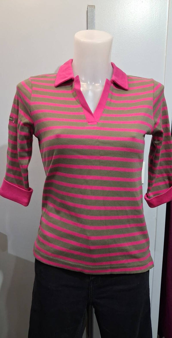 GS62 T-shirt marinière femme 3 mâts S