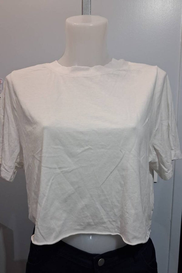 CV22 T-shirt femme crop top Jennyfer M