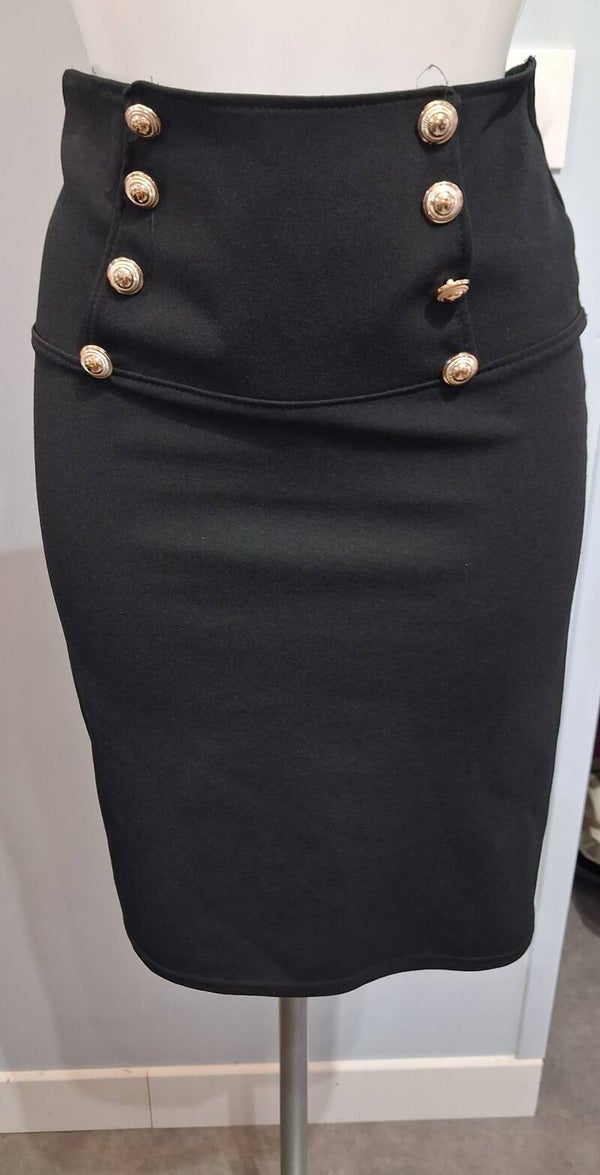 CV33 Jupe noire moulante 36/38