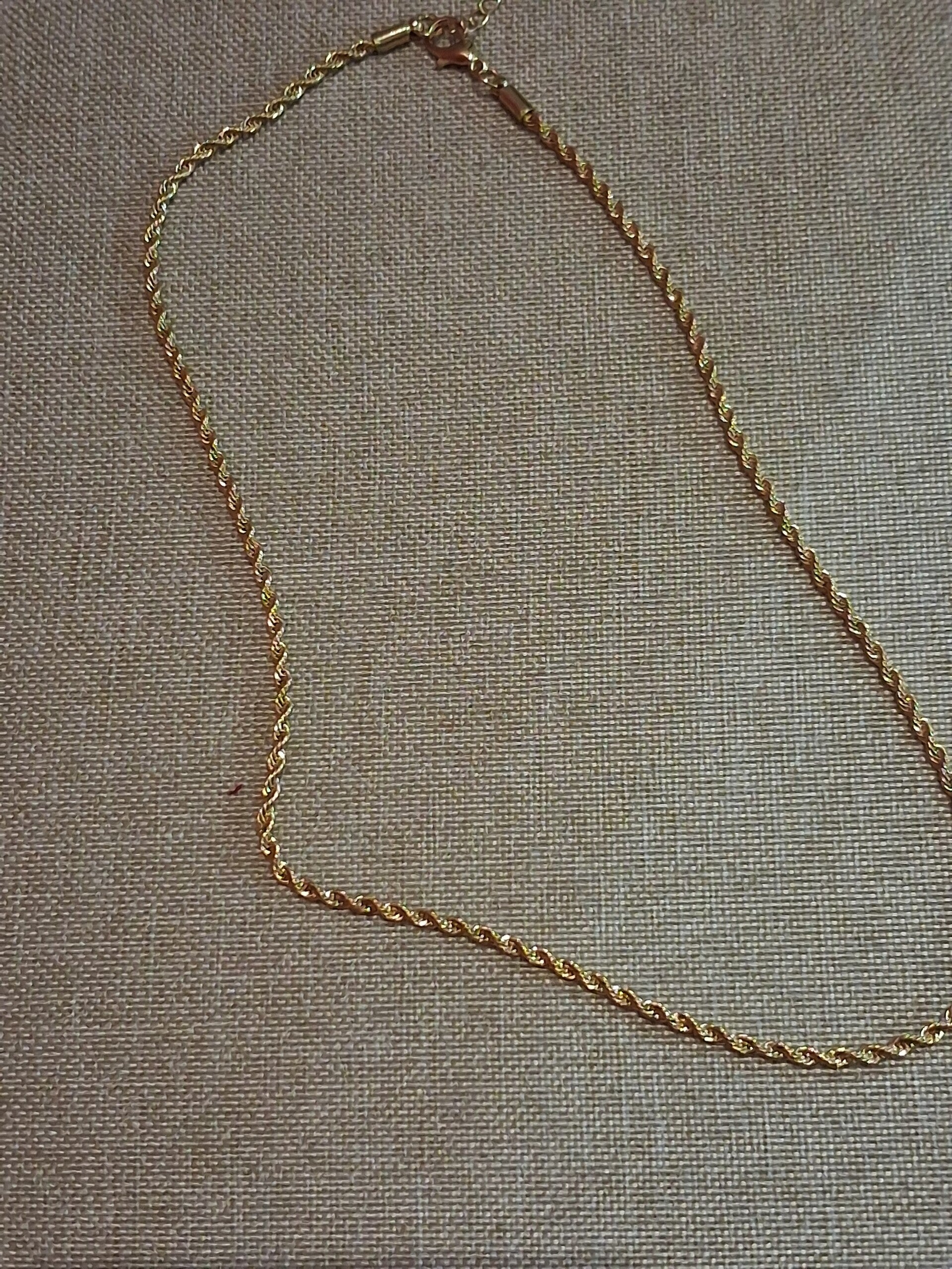 BL28 Collier maille torsadé