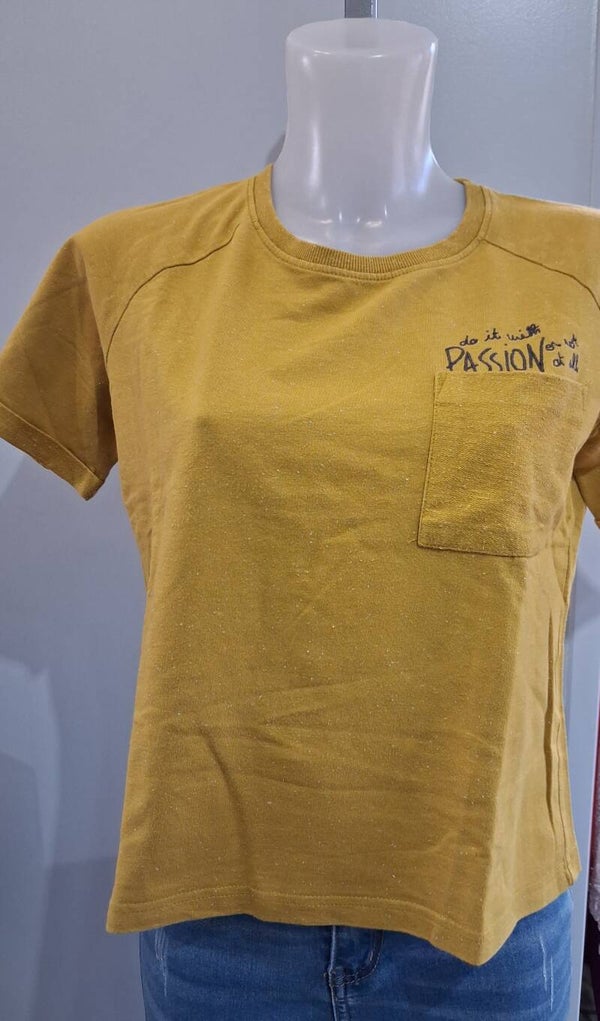 BL41 T-shirt jaune Kiabi S