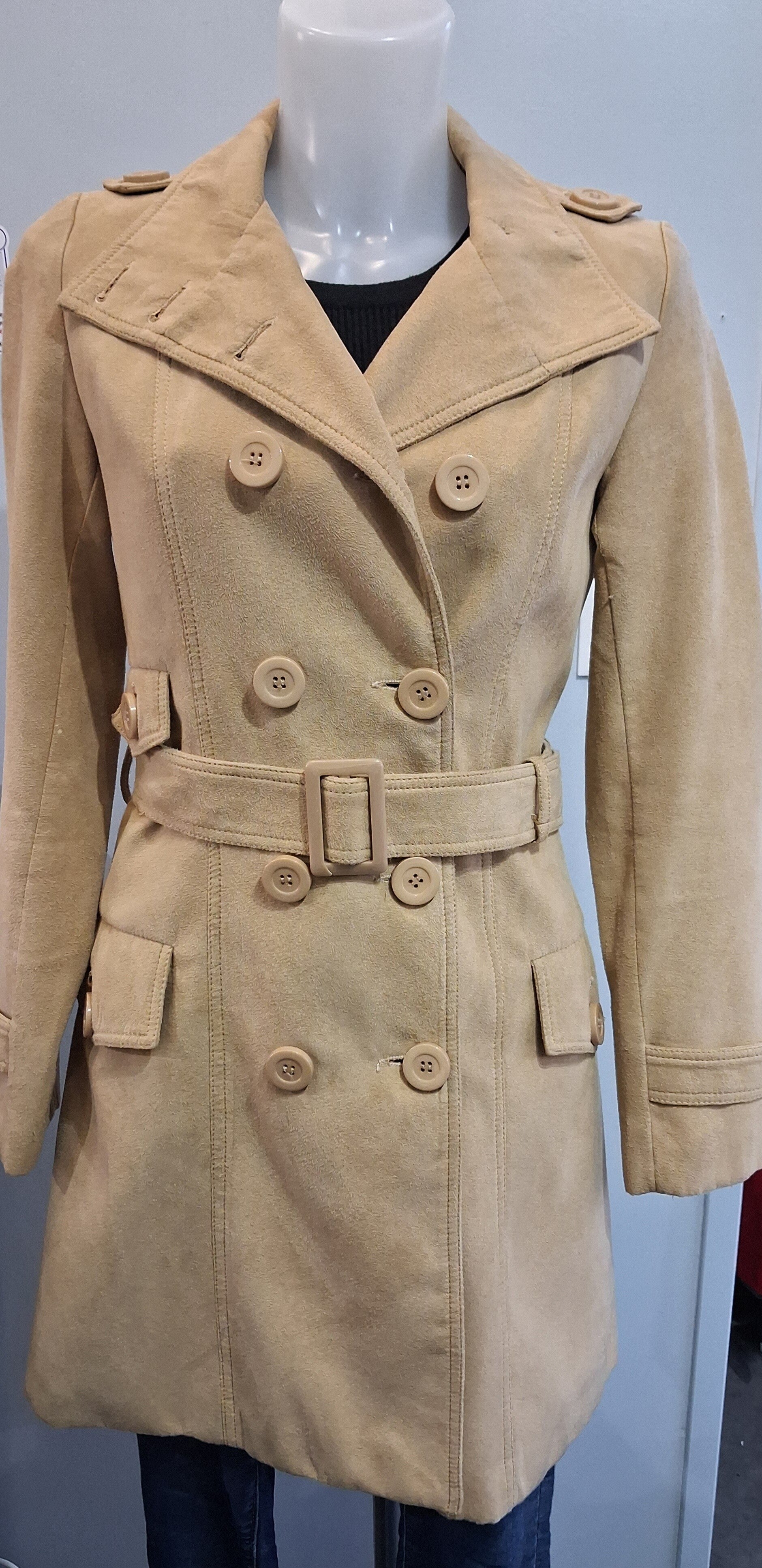 PC34 Trench suédine Oxxyzen S