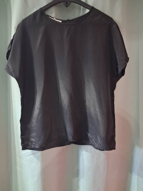 Blouse sans manches noire Hana Sung S