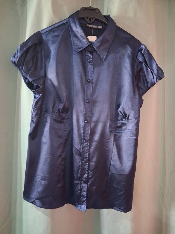 Chemisier satin manches courtes apt 9 XL