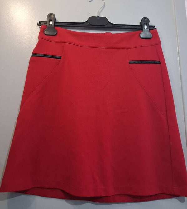 Jupe rouge Camaïeu XS