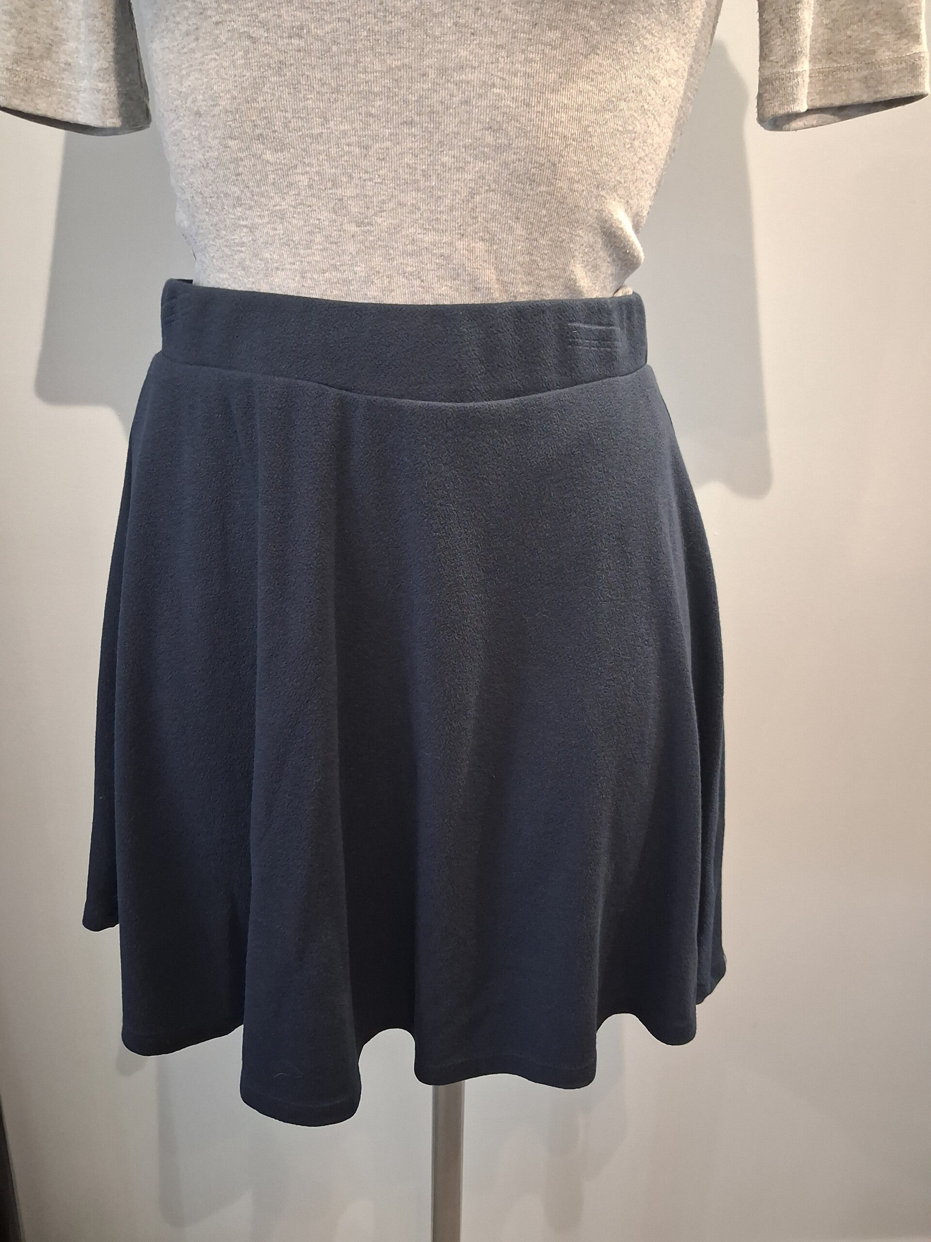 BL13 Jupe bleue marine Kiabi S