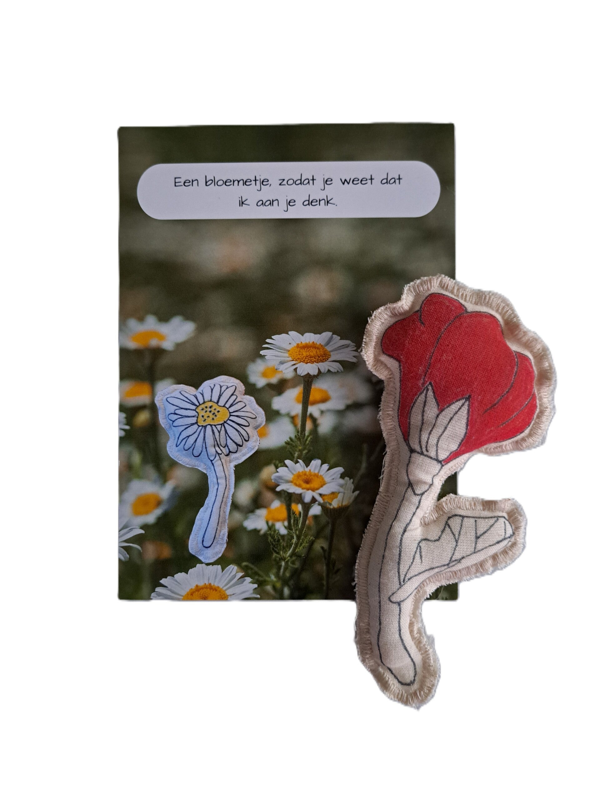 Kaart met duurzame roos