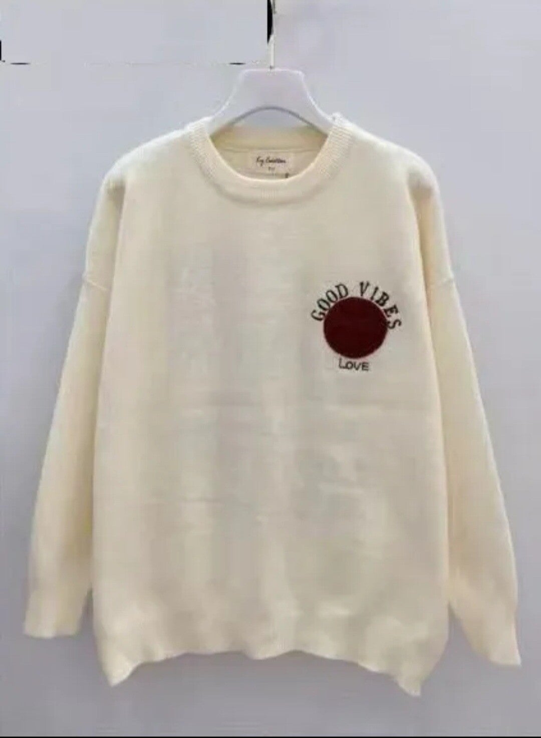 Sweat à patchs “SMILEY GOOD VIBES”